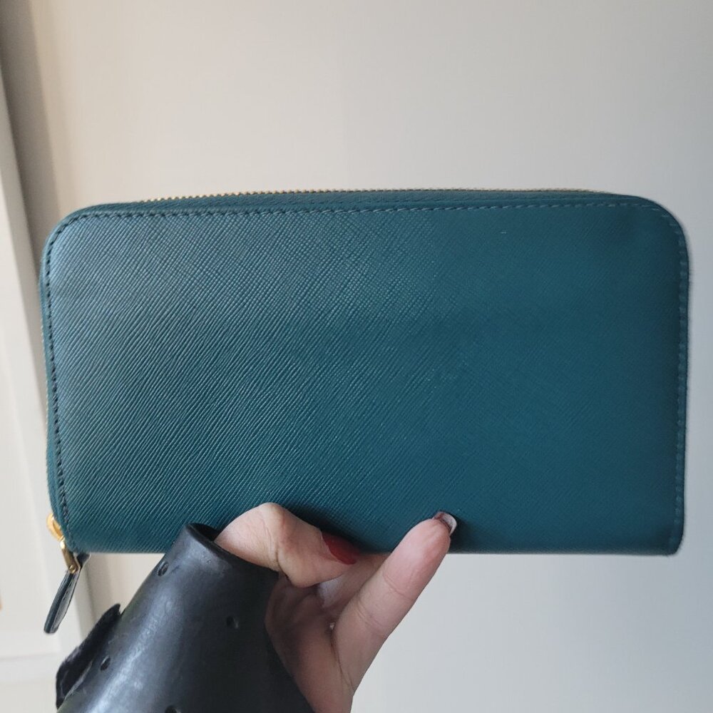 PRADA Saffiano Leather Zip-around Wallet  - Picture 2 of 11